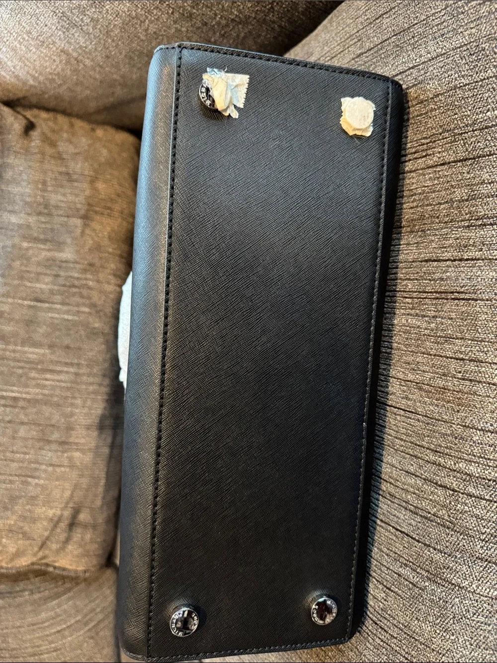 Michael Kors Black Saffiano Satchel Tote